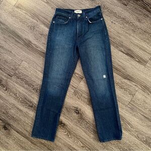 Baldwin Therese High Rise Classic Straight Jeans New